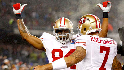 49ers hold off Patriots to clinch playoff berth