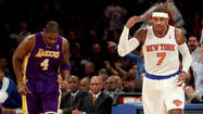 Lakers' defense takes night off against Knicks, 116-107
