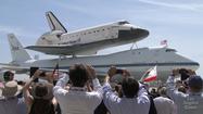 Space shuttle Endeavour lands at LAX