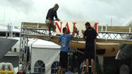 Raw: Storm preps at Florida boat show