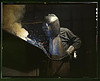 Welder making boilers for a ship, Combustion Engineering Co., Chattanooga, Tenn. (LOC) by The Library of Congress