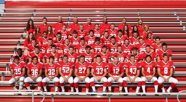 Marian Central assistant coach Steve Spoden, third from left in the back row, was fired for inflammatory Facebook comments — Marian.com