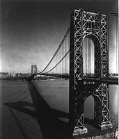 [Ammann, Moissief,  and Dana,  engineers; Cass Gilbert, architect, George Washington Bridge, Hudson River, New York, photograph, 1931]