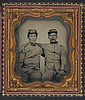[Brothers Private Henry Luther and First Sergeant Herbert E. Larrabee of Company B, 17th Massachusetts Infantry Regiment] (LOC) by The Library of Congress
