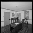 Photo: Tucker House, Centreville - HABS No. MD-1387-7:  Interior view of dining room from northwest showing former exterior window now looking onto stair hall.  The original portion of the Tucker House was built c. 1794 and it is now operated as a house museum by the Queen Anne's County Historical Society.  Photographer: Renee Bieretz.