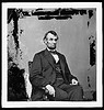 [Abraham Lincoln, U.S. President.  Seated portrait, facing right] (LOC) by The Library of Congress
