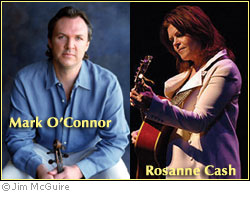 Image: Mark O'Connor and Rosanne Cash