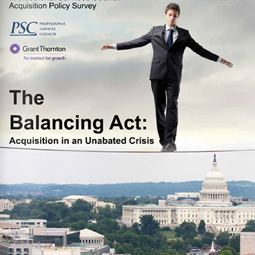 Cover of report "balancing act"