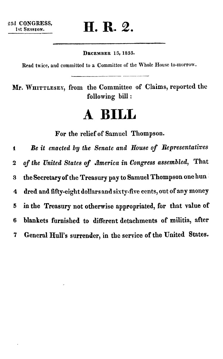 Bill 2 of 299, 