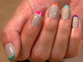 Nail Art: How To Do A Colorful French Manicure