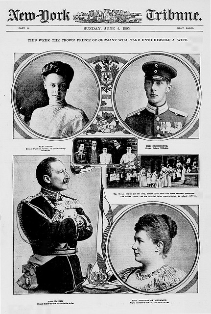 This week the Crown Prince of Germany will take unto himself a wife (LOC)
