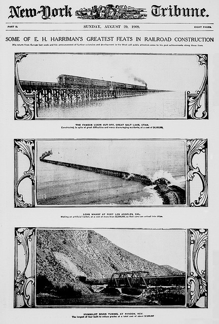 Some of E.H. Harriman's greatest feats in railroad construction (LOC)