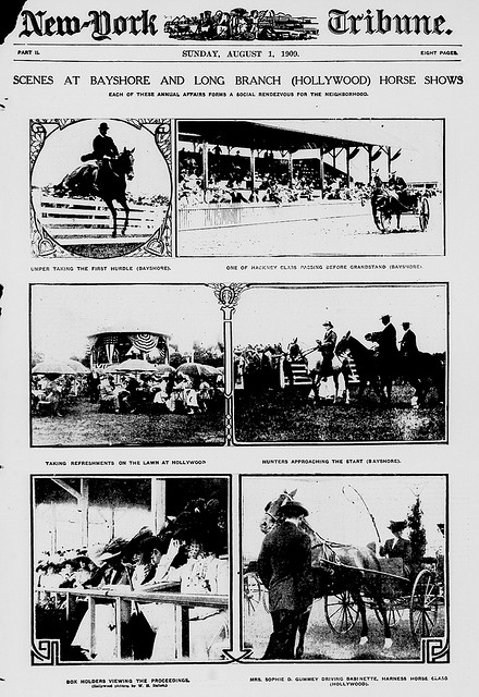 Scenes at Bayshore and Long Branch (Hollywood) horse shows (LOC)