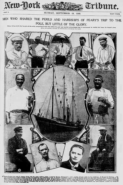 Men who shared the perils and hardships of Peary's trip to the pole, but little of the glory (LOC)
