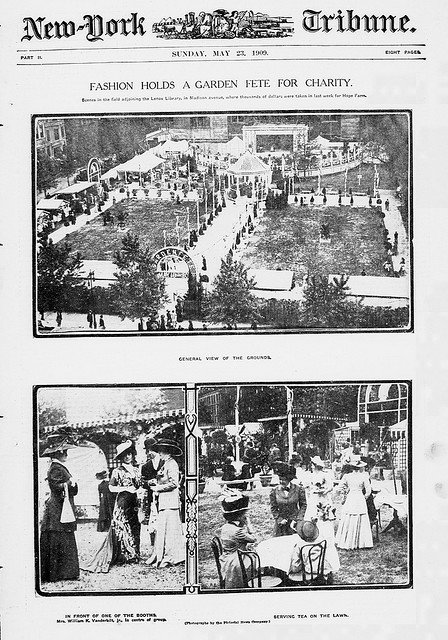 Fashion holds a garden fete for charity (LOC)