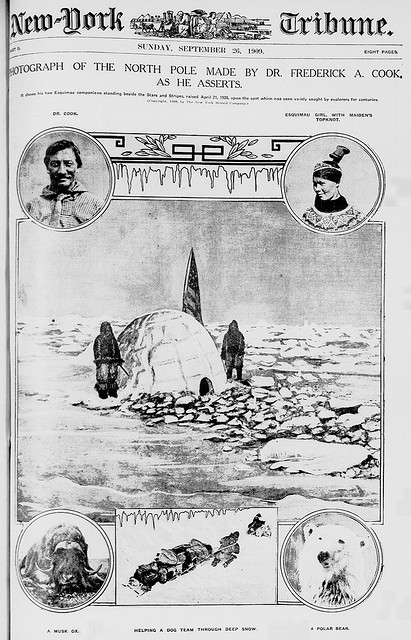 Photograph of the North Pole made by Frederick A. Cook, as he asserts (LOC)