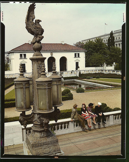 [Garden of Pan American Union Building, Washington, D.C.] (LOC)
