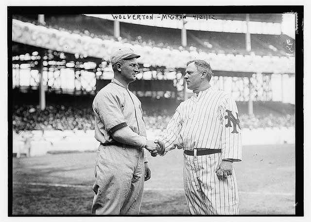 [Managers Harry Wolverton, New York AL, & John McGraw, New York NL (baseball)] (LOC)