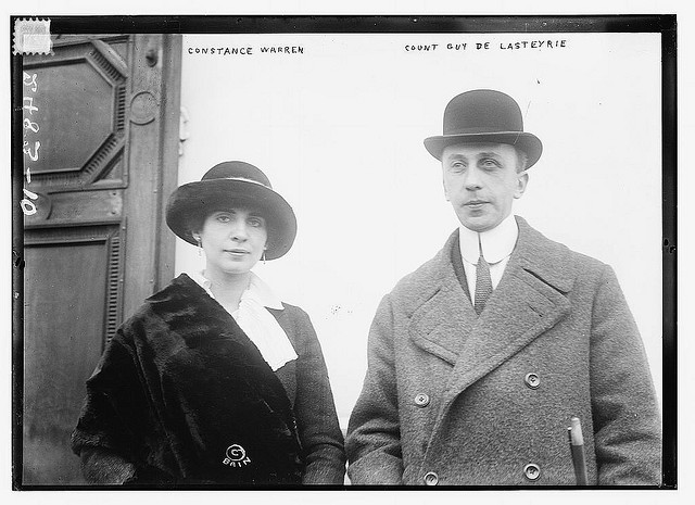 Constance Warren and Count Guy De Lasteyrie (LOC)