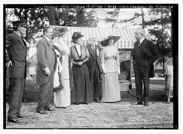 L.L. Bonheur; Mrs. Cochran; O. Straus & wife; Mrs. T. Roosevelt, Jr.; B. Cochran (LOC)