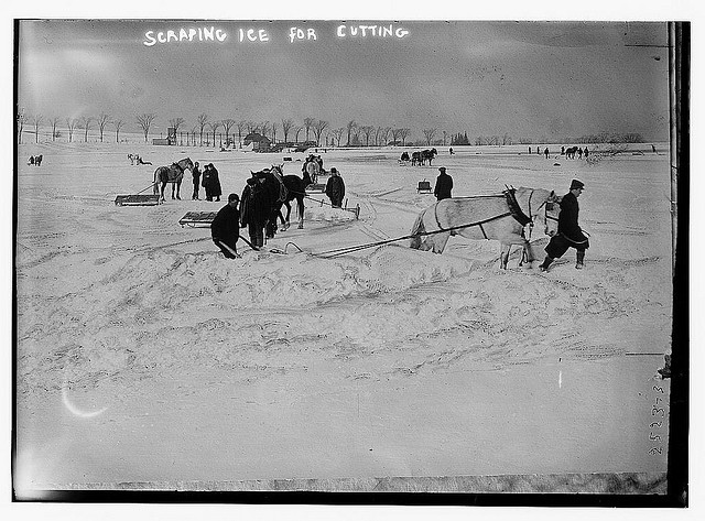 Scraping ice for cutting (LOC)