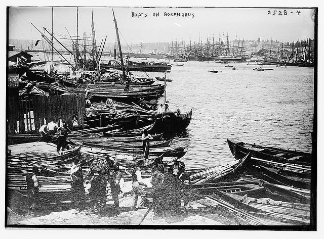 Boats on Bosphorus (LOC)