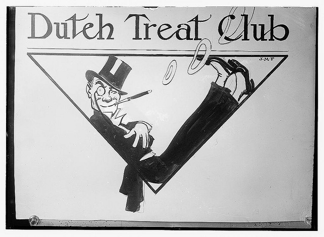 Dutch Treat Club - [cover drawing?] (LOC)