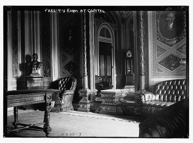 President's room at Capitol (LOC)