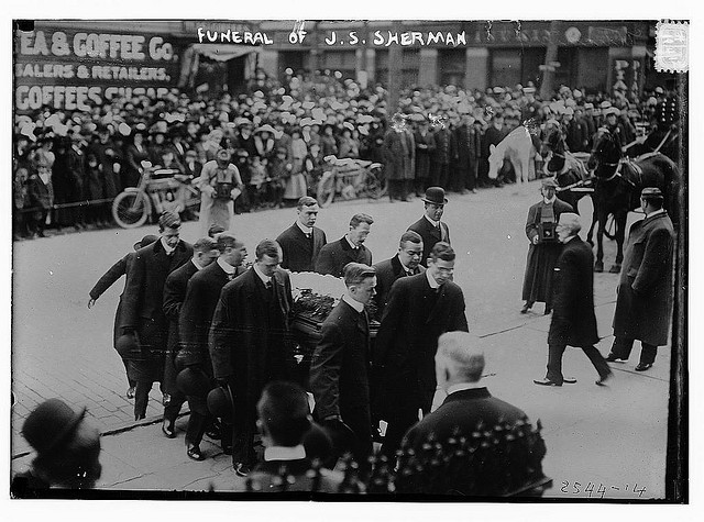 Funeral of J.S. Sherman (LOC)