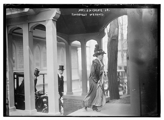 Mrs. J.H. Choate Jr., Roosevelt wedding (LOC)