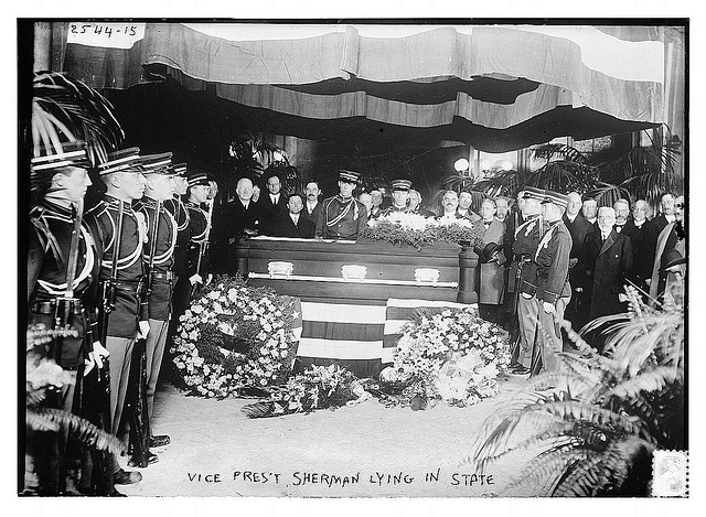 Vice Pres't. Sherman lying in state (LOC)