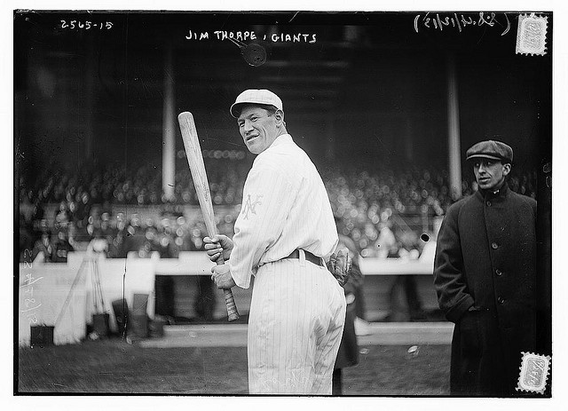 [Jim Thorpe, New York NL, at Polo Grounds, NY (baseball)] (LOC)