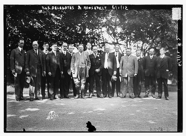 Ills. Delegates & Roosevelt, 6/1/12 (LOC)