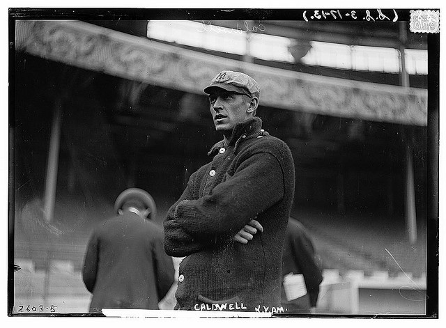 [Ray Caldwell, New York AL, at Polo Grounds, NY (baseball)] (LOC)