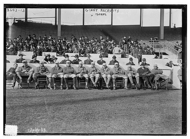 [New York NL Giants recruits at the Polo Grounds, NY (baseball)] (LOC)