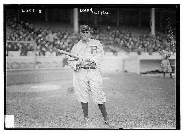 [Albert "Cozy" Dolan, Philadelphia NL, at Polo Grounds, NY (baseball)] (LOC)