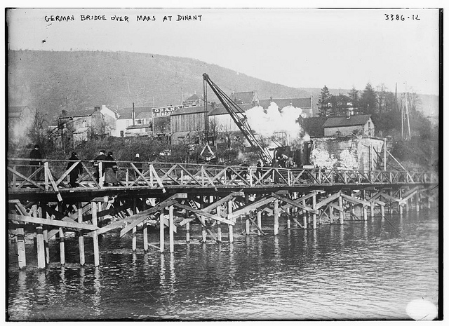 German Bridge over Maas at Dinant (LOC)