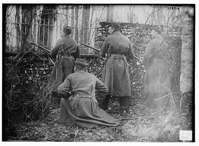 Old French soldiers Guarding Chateau (LOC)