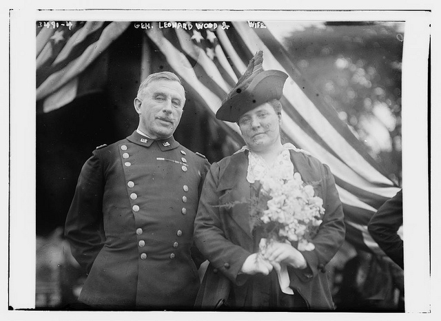 Gen. Leonard Wood and wife  (LOC)