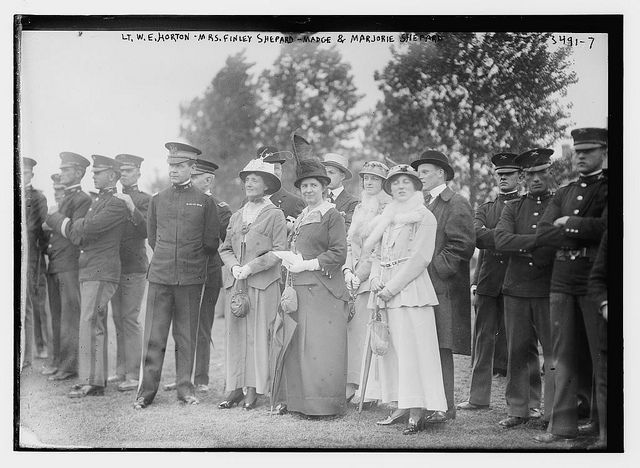 Lt. W.E. Horton -- Mrs. Finley Shepard -- Madge & Marjorie Sheppard  (LOC)