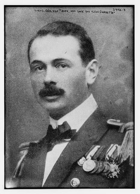 Lt. Geo Von Tropp, who sank the LEON GAMBETTA  (LOC)
