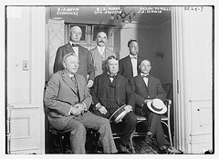 [AL club presidents: Frank Navin, Detroit; Benjamin S. Minor, Washington; Frank Farrell, N.Y.; Charles Comiskey, Chicago; Ban Johnson AL President; Joseph Lannin, Boston (baseball)] (LOC)