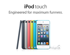 iPod touch. Engineered for maximum funness.