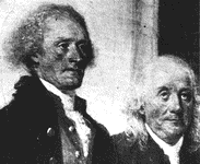 Thomas Jefferson and Benjamin Franklin.