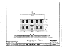 John Osborn House, west elevation