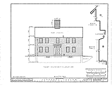 Jefferds Tavern, front elevation