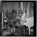 [Portrait of Claude Thornhill, Sandy Siegelstien, Willie Wechsler, Micky Folus, Mario Rullo, Danny Polo, Lee Konitz, Bill Bushing, and Joe Shulman, Columbia Pictures studio, the making of Beautiful Doll, New York, N.Y., ca. Sept. 1947] (LOC)