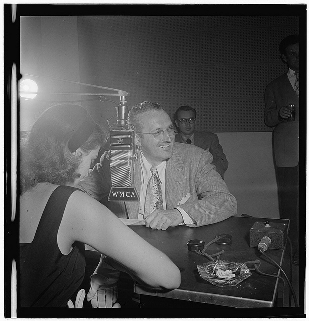 [Portrait of Tommy Dorsey and Beryl Davis, WMCA, New York, N.Y., ca. Oct. 1947] (LOC)
