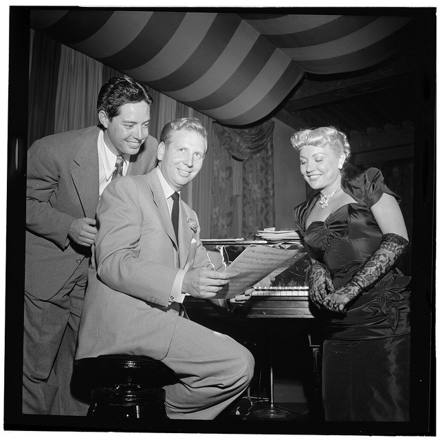 [Portrait of Skitch Henderson and Andy Russell, Eddie Condon's, New York, N.Y., ca. Aug. 1947] (LOC)