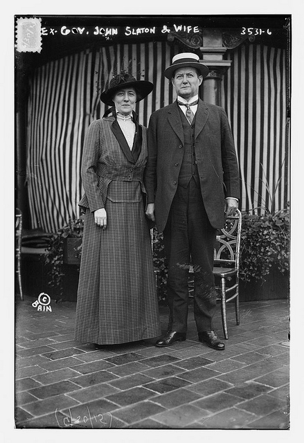 Ex-Gov. John Slaton and wife  (LOC)
